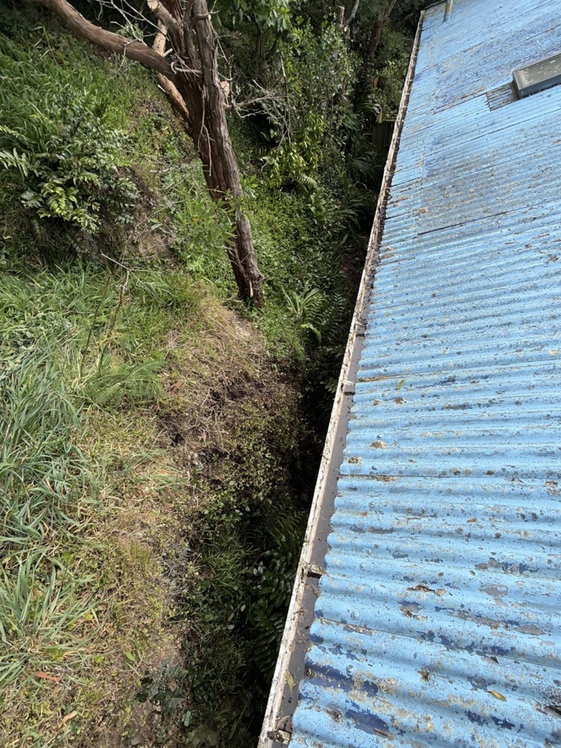 Cleared gutter after clean — Tidy Troopers