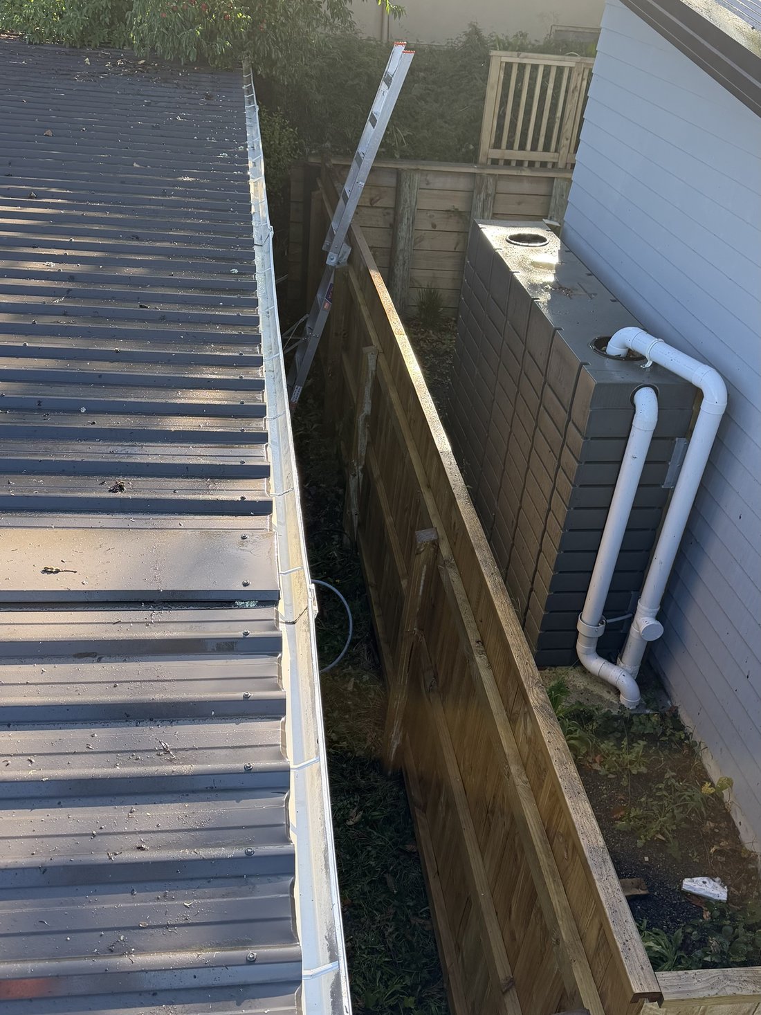 Clean gutter after clearance — Tidy Troopers