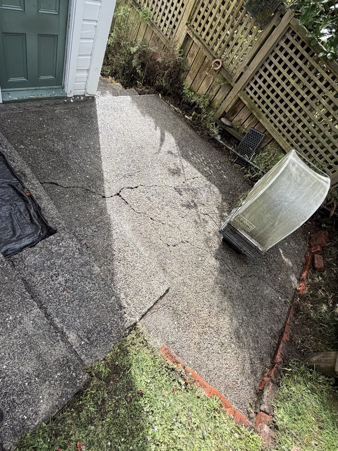 Concrete path after pressure wash — Tidy Troopers